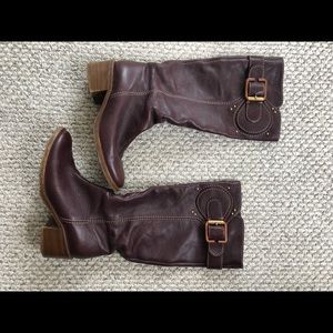 Chloe leather boots